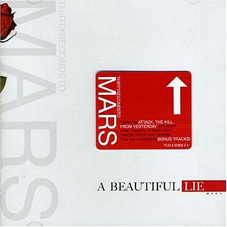 Обложка альбома 30 Seconds To Mars - A Beautiful Lie